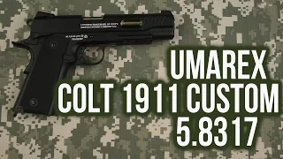 Распаковка Umarex Colt 1911 Custom (5.8317)