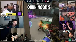 STREAMERS AND PROS REACTS TO X10 CRAZY WIN AGAINST NV ( FT. TENZ, KYEDAE, TARIK, ASUNA, MIXWELL )