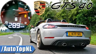 PORSCHE 718 GTS Boxster | ACCELERATION TOP SPEED & SOUND by AutoTopNL