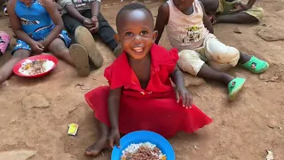 We cook every day to feed these children see how we do it