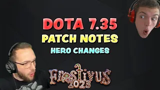 DOTA 7.35 PATCH NOTES l HERO CHANGES