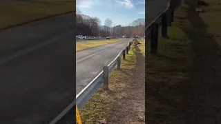 Big Block Ford Screams Down Track