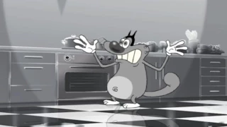 Oggy and the Cockroaches - BLACK AND WHITE  (S02E154) Full Episode in HD