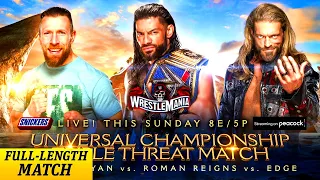 EDGE VS ROMAN REIGNS VS DANIEL BRYAN WRESTLEMANIA 37 FULL MATCH WWE 2K20