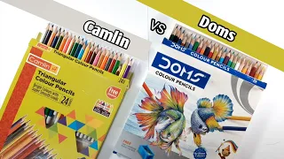 which is better Camlin Triangular Colour Pencil or Doms Colour Pencil 24 Shades ✏