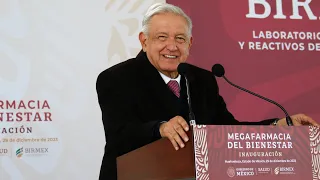 Inauguración de la Megafarmacia para el Bienestar, desde Huehuetoca, Estado de México