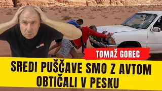 Nisem našel poti iz gore 🥺 - Jordanec mi je podaril hrano ❤️ - Deskanje po pesku - Puščava Wadi Rum