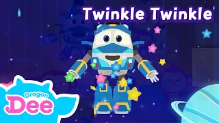 Twinkle Twinkle Little Star | Nursery rhymes from mother goose | Kids song with Dragon Dee