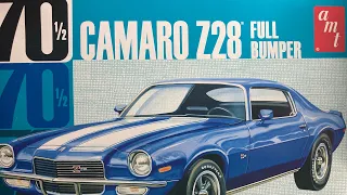 1970 1/2 Camaro Z28 Full Bumper by AMT #modelkit #scalemodels #autism