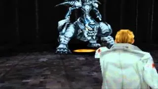 Final Fantasy VIII: Omega Weapon hit by Squall Lion Heart, Seifer No Mercy and Edea Ice Strike