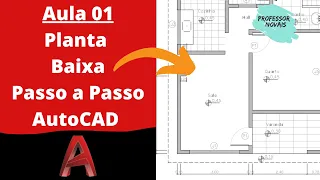 Aula 01 - Planta Baixa Passo a Passo no AutoCAD - Configurações iniciais