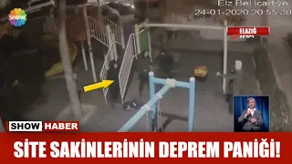 Site sakinlerinin deprem paniği!