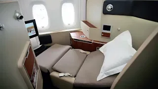 Qantas A380 First Class Dubai to London