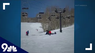RAW: 6-year-old falls from ski lift at Crested Butte
