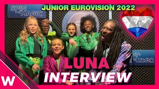 🇳🇱 Luna "La Festa" (The Netherlands) | Junior Eurovision 2022 interview after second rehearsal
