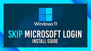 Install with NO Microsoft Account | Windows 11 Updated Local Account Guide