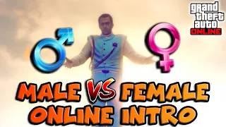 GTA Online - Male vs Female differences during Tutorial missions