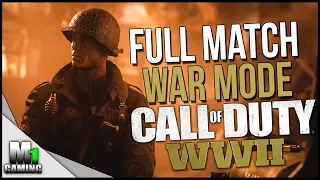 Call of Duty WW2 - War Mode - Full Match 80+ Kills (Ultra Settings 60FPS)