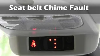 Peugeot 308 - Seat belt chime fault - Part 1
