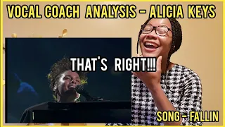 ALICIA KEYS LIVE x FALLIN 2016 | Vocal Coach Analysis #aliciakeys #vocalcoach #reaction #analysis