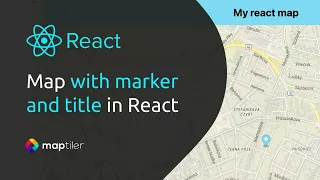 React map with a marker maplibre gl js | 2023 tutorial step by step