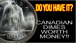 1953 Dime Variety Worth Some Major Cash! - CANADIAN POCKET CHANGE MARKET REPORT