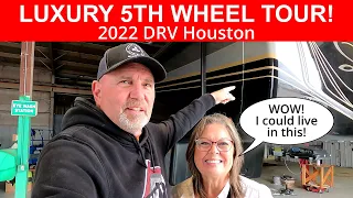Luxury 5th Wheel Tour!  2022 DRV Houston  Full Time RV