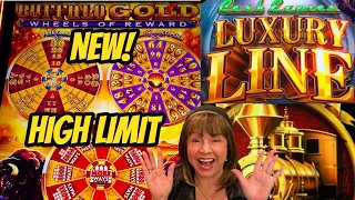 NEW! High Limit Buffalo Gold Wheels of Reward Bonus