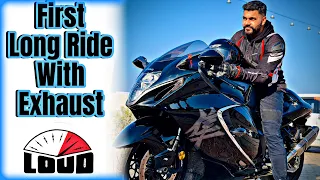 Extreme Loud Exhaust Ke Sath First Hayabusa Ride !