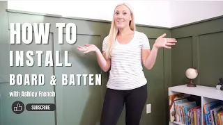 How to Install Board and Batten - DIY Accent Wall