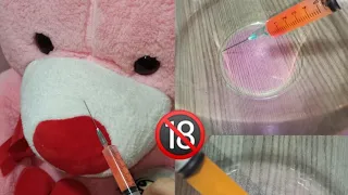 Teddy bear got sick 🐻 💉 |SLİME Piping Bags