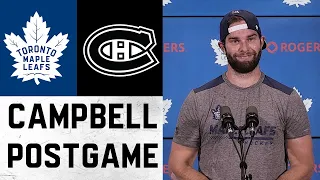 Jack Campbell Post Game | Toronto Maple Leafs vs. Montreal Canadiens | October 13, 2021