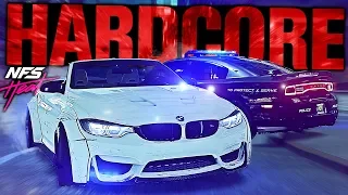 Need for Speed HEAT - HARDCORE Police Mode! (NO REPAIR/HUD)