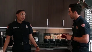 Station 19 02x14 Travis and Vic