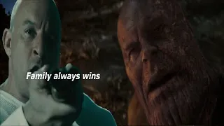 Dom and Family vs Thanos