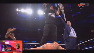 Relembre quando Roman Reigns atacou Brock Lesnar- Smackdown 11/03/22