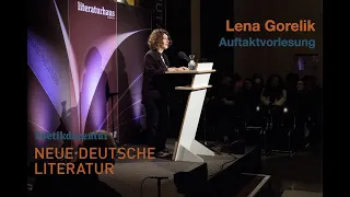 Lena Gorelik: Auftaktvorlesung zur Poetikdozentur NEUE DEUTSCHE LITERATUR am 30.11.2022 in Hannover