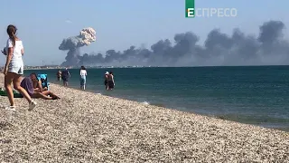 Взрывы в оккупированном Крыму