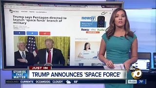 Trump announces 'space force'