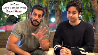 Salman Khan ANGRY Video With Nephew Nirvaan Khan To STOP Roaming Outside During Lock Down!