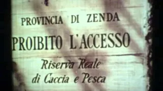 Titoli e scritte in italiano de "Il prigioniero di Zenda" - 1952 (copia in super8).