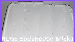 HUGE #SodaHouse Brick! #asmr #oddlysatisfying #bakingsodaasmr #relaxing #asmrsounds #satisfying