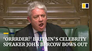 ‘Orrrder!’ Britain’s celebrity Speaker John Bercow bows out