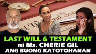 Cherie Gil LAST WILL AND TESTAMENT kay Andi Eigenmann at Michael De Mesa PUMANAW NA CAUSE OF DEATH