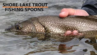 Locating and Catching Lake Trout from SHORE with SPOONS