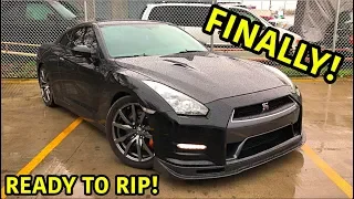 Rebuilding A Wrecked 2013 Nissan GTR Part 7