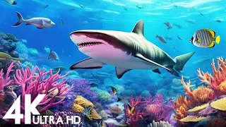 AQUARIUM 4K - Beautiful Coral Reef Fish - Relaxing Oceanscapes (4K Video Ultra HD)