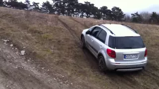 Suzuki SX4 4x4 offroading 4 part 1