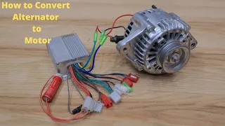 How to Convert Car Alternator to Brushless Dc Motor Easy to Convert