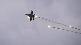 International Air Show in Radom 2023 — F/A-18 Hornet Finnish Air Force (Pilot: Henri Toppari)